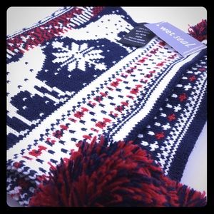 🎄🎄NWT Wet Seal fair isle winter scarf